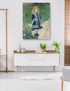 Foto 5 | Cuadro Decorativo - Una Niña Con Una Regadera (1876)- Pierre-auguste Renoir - Fotografía - 69x92 - Fine Art Tj