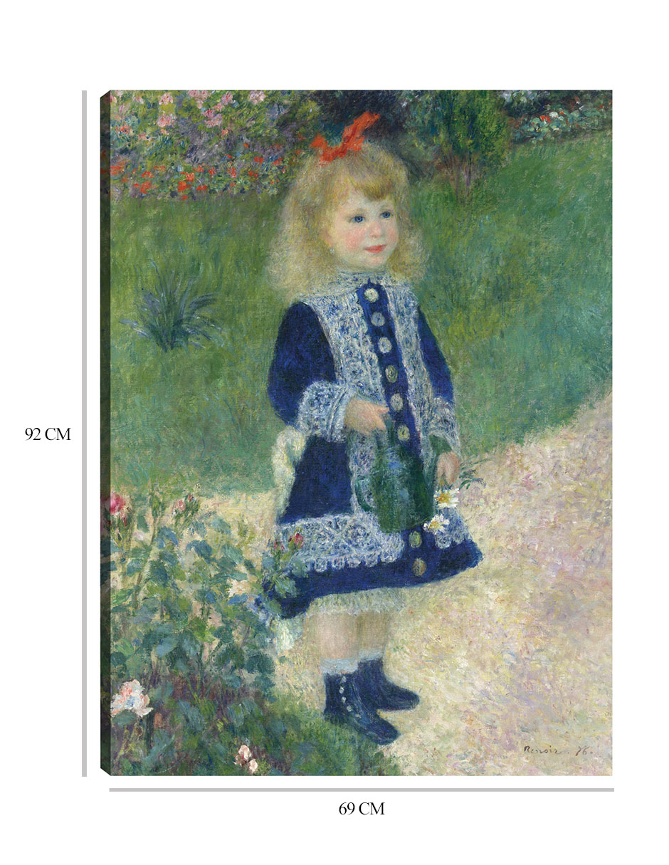 Foto 7 pulgar | Cuadro Decorativo - Una Niña Con Una Regadera (1876)- Pierre-auguste Renoir  - Fotografía - 69x92 - Fine Art Tj