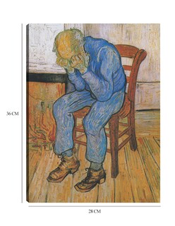 Foto 6 | Cuadro Decorativo - A Las Puertas De La Eternidad (1890)- Vincent Van Gogh - Fotografía - 28x36 -impresión En