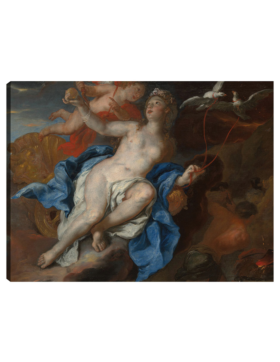 Foto 2 pulgar | Cuadro Decorativo - Venus Y Cupido En La Fragua De Vulcano (1690-95)- Johann Michael Rottmayr - Fotografía - 46