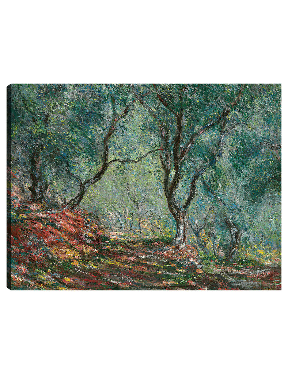 Foto 2 pulgar | Cuadro Decorativo - Bosque De Oliviers En El Jardín Moreno (1884)- Claude Monet - Paisaje - 69x92 - Fine Art Tj