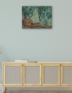 Foto 4 | Cuadro Decorativo - Bosque De Oliviers En El Jardín Moreno (1884)- Claude Monet - Paisaje - 69x92 - Fine Art Tj
