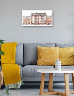 Foto 4 | Cuadro Decorativo - Casas Del Canal De Amsterdam En El Herengracht 471-477- Johan Teyler - Ciudades - 34x64 - Fine Art