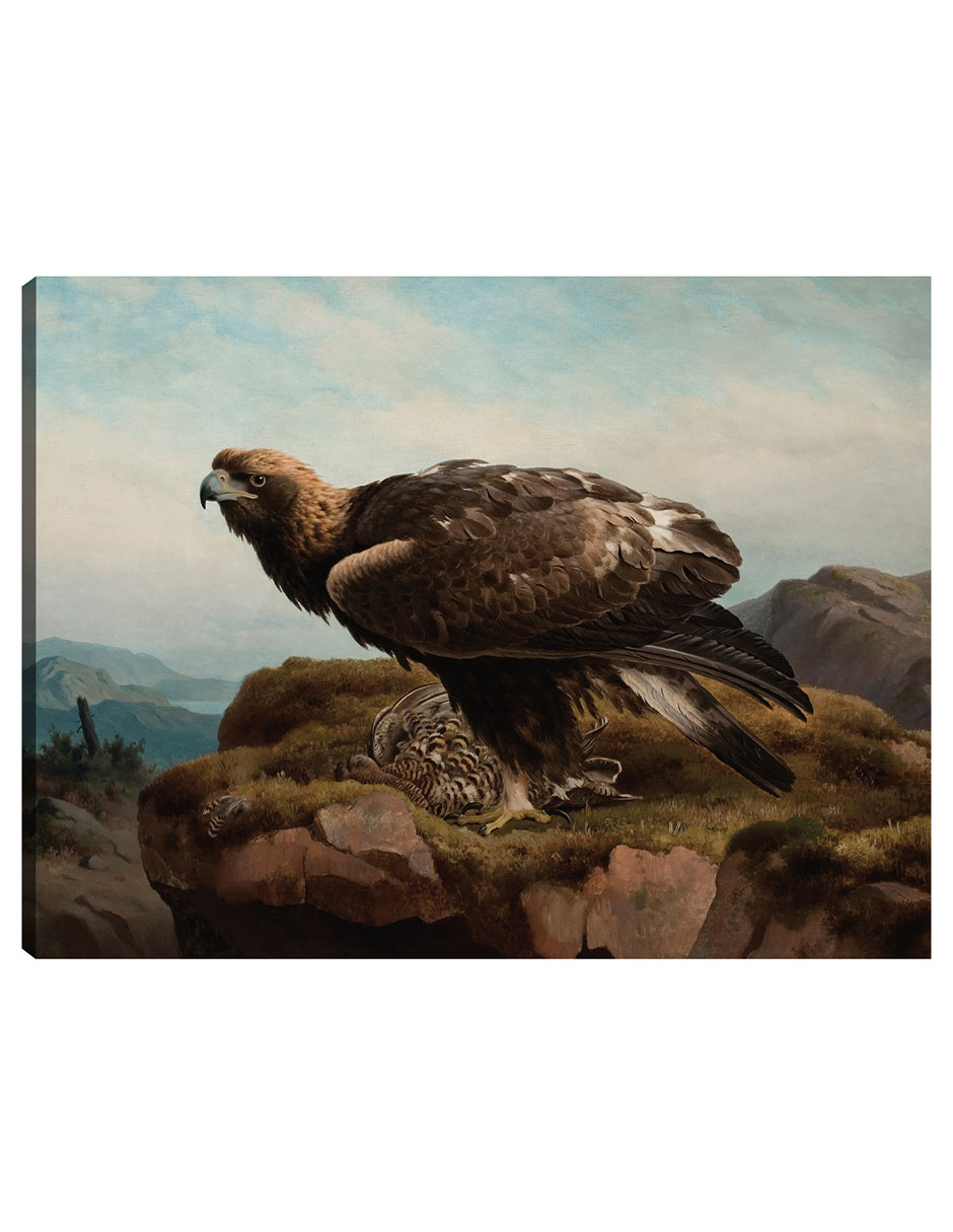 Foto 2 pulgar | Cuadro Decorativo - Águila Real Al Borde De Un Acantilado (1880)- Ferdinand Von Wright - Religión - 69x92 - Fine Art Tj