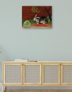 Foto 4 | Cuadro Decorativo - La Comida Del Conejo (le Repas Du Lapin) (1908)- Henri Rousseau - Abstracto - 77x102 - Fine Art Tj