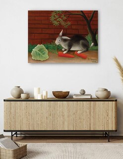 Foto 5 | Cuadro Decorativo - La Comida Del Conejo (le Repas Du Lapin) (1908)- Henri Rousseau - Abstracto - 77x102 - Fine Art Tj