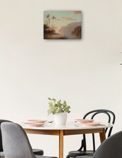 Foto 2 | Cuadro Decorativo - Un Arroyo En St. Thomas (islas Vírgenes) 1856- Camille Pissarro - 69x92 - Impresión En Lien