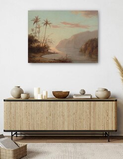 Foto 5 | Cuadro Decorativo - Un Arroyo En St. Thomas (islas Vírgenes) 1856- Camille Pissarro - 69x92 - Impresión En Lien