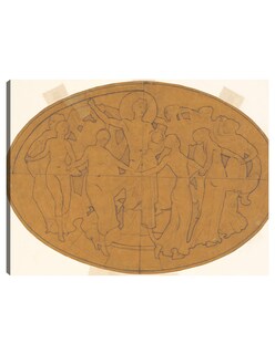 Foto 1 | Cuadro Decorativo - Estudio Para ',apolo Y Las Musas', (hacia 1921)- John Singer Sargent - 28x36 - Fine Art Tj