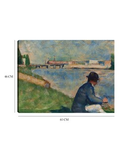 Foto 6 | Cuadro Decorativo - Estudio Para &,#39,bañistas En Asnières&,#39, (c.1883-1884)- Georges Seurat - 46x61 - Fin