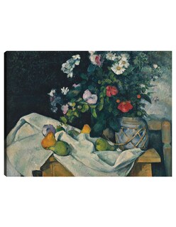 Foto 1 | Cuadro Decorativo - Naturaleza Muerta Con Flores Y Frutas (entre 1888 Y 1890)- Paul Cézanne - Religión - 69x92 - F