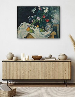 Foto 5 | Cuadro Decorativo - Naturaleza Muerta Con Flores Y Frutas (entre 1888 Y 1890)- Paul Cézanne - Religión - 69x92 - F
