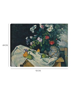 Foto 6 | Cuadro Decorativo - Naturaleza Muerta Con Flores Y Frutas (entre 1888 Y 1890)- Paul Cézanne - Religión - 69x92 - F