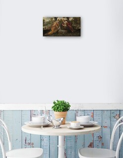 Foto 2 | Cuadro Decorativo - El Hallazgo De Moisés (década De 1560)- Jacopo Tintoretto - Religión - 54x102 - Fine Art Tj