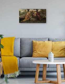 Foto 4 | Cuadro Decorativo - El Hallazgo De Moisés (década De 1560)- Jacopo Tintoretto - Religión - 54x102 - Fine Art Tj