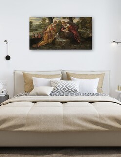 Foto 5 | Cuadro Decorativo - El Hallazgo De Moisés (década De 1560)- Jacopo Tintoretto - Religión - 54x102 - Fine Art Tj