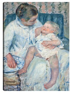 Foto 1 | Cuadro Decorativo - Madre A Punto De Lavar A Su Hijo Somnoliento- Mary Cassatt - Fotografía - 46x61 - Fine Art Tj