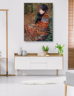 Foto 5 | Cuadro Decorativo - Otoño, Retrato De Lydia Cassatt (1880)- Mary Cassatt - Fotografía - 69x92 - Impresión En