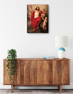 Foto 2 | Cuadro Decorativo - Cristo Triunfando Sobre La Muerte Y El Pecado (hacia 1615-1616)- Peter Paul Rubens - 69x92 - Fin