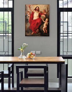 Foto 4 | Cuadro Decorativo - Cristo Triunfando Sobre La Muerte Y El Pecado (hacia 1615-1616)- Peter Paul Rubens - 69x92 - Fin