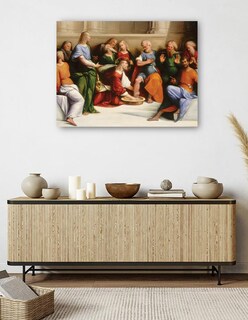 Foto 5 | Cuadro Decorativo - Cristo Lavando Los Pies De Los Discípulos, C. 1520/1525- Garofalo - Religión - 77x102 - Fine Art Tj