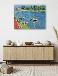 Foto 5 | Cuadro Decorativo - La Sena En Argenteuil, Bateaux Au Mouillage (1883)- Gustave Caillebotte - Religión - 69x92 - Fi