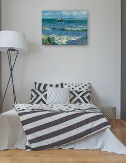 Foto 3 | Cuadro Decorativo - Paisaje Marino Cerca De Les Saintes Maries De La Mer- Vincent Van Gogh - Religión - 77x102 - Fi