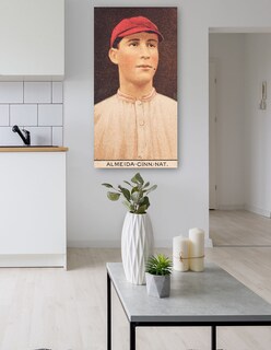 Foto 5 | Cuadro Decorativo - Rafael Almeida, Rojos De Cincinnati, Retrato De Tarjeta De Béisbol- Library Of Congress - 5