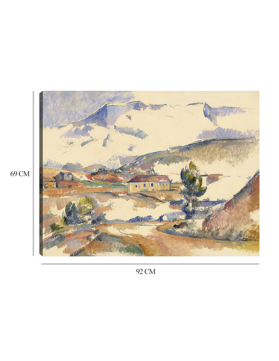 Foto 6 | Cuadro Decorativo - Montaña Sainte-victoire, Cerca De Gardanne (c. 1887)- Paul Cézanne - Religión - 69x92 - Fine Art T