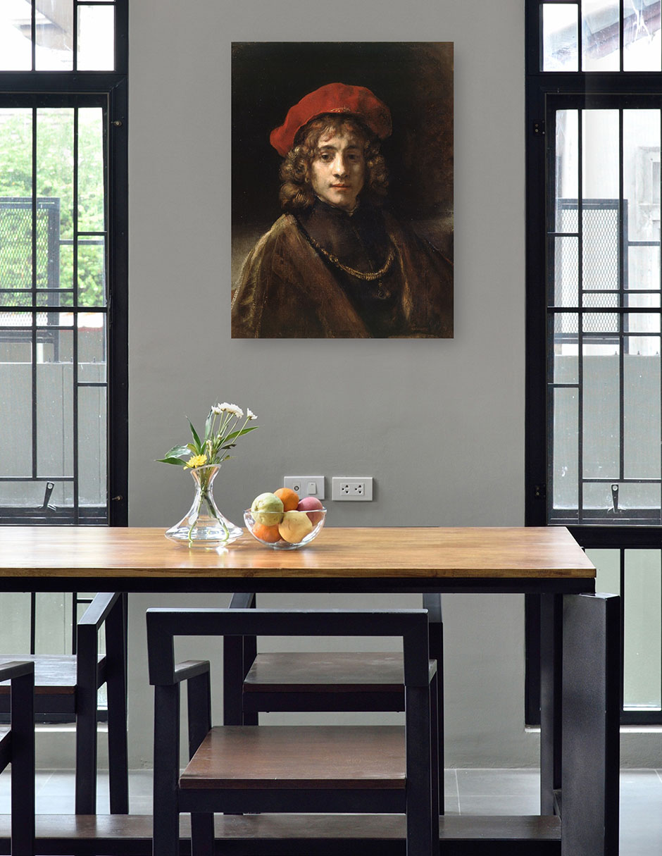 Foto 5 pulgar | Cuadro Decorativo - Tito, El Hijo Del Artista (c. 1657)- Rembrandt Van Rijn - Fotografía - 77x102 - Fine Art Tj