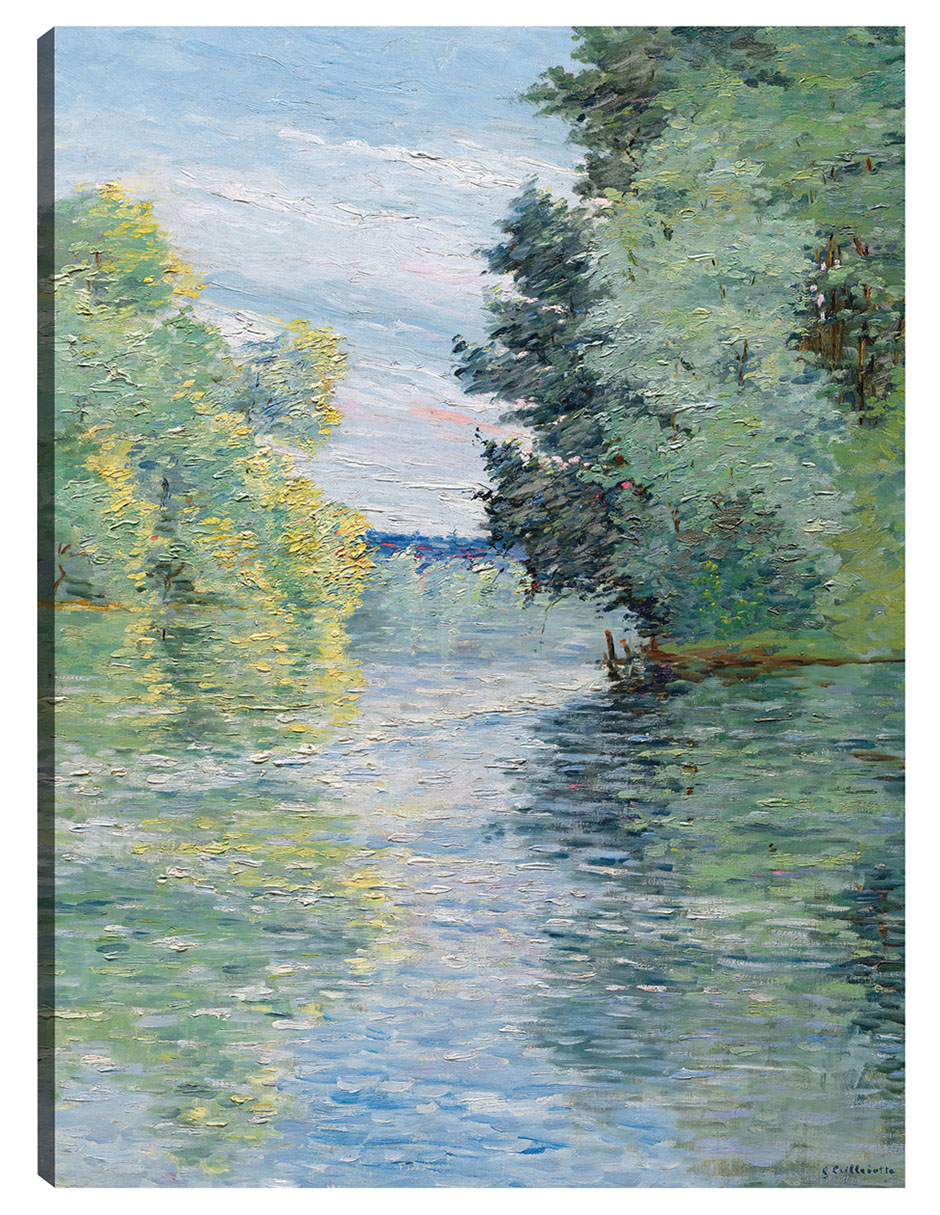 Foto 2 pulgar | Cuadro Decorativo - El Pequeño Brazo Del Sena En Argenteuil (1890)- Gustave Caillebotte - Paisaje - 28x36 - Fine Art Tj