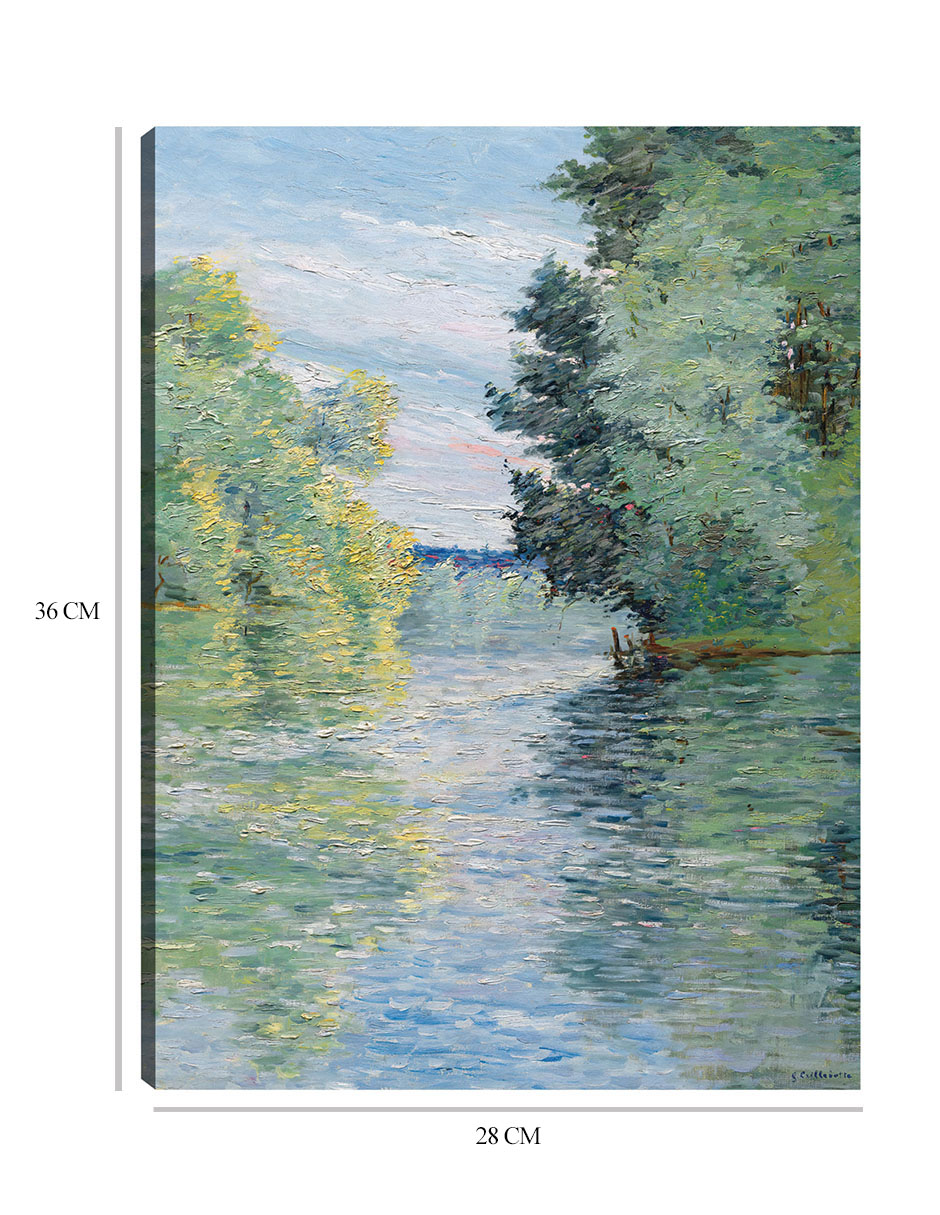 Foto 7 pulgar | Cuadro Decorativo - El Pequeño Brazo Del Sena En Argenteuil (1890)- Gustave Caillebotte - Paisaje - 28x36 - Fine Art Tj