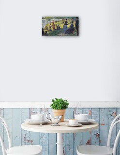 Foto 2 | Cuadro Decorativo - Boceto Al Óleo Para “la Grande Jatte” (1884)- Georges Seurat - Fotografía - 34x64 - Fine Art Tj