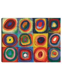Foto 1 | Cuadro Decorativo - Cuadrado Con Anillos Konzentrischen (1913)- Wassily Kandinsky - Abstracto - 107x143 - Fine Art Tj