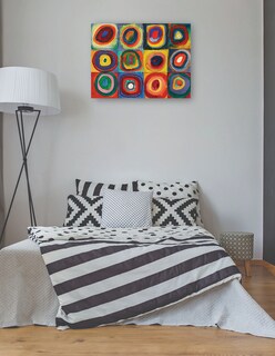 Foto 3 | Cuadro Decorativo - Cuadrado Con Anillos Konzentrischen (1913)- Wassily Kandinsky - Abstracto - 107x143 - Fine Art Tj