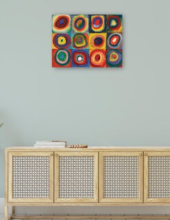 Foto 4 | Cuadro Decorativo - Cuadrado Con Anillos Konzentrischen (1913)- Wassily Kandinsky - Abstracto - 107x143 - Fine Art Tj
