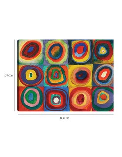 Foto 6 | Cuadro Decorativo - Cuadrado Con Anillos Konzentrischen (1913)- Wassily Kandinsky - Abstracto - 107x143 - Fine Art Tj