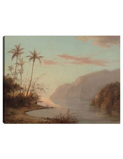Foto 1 | Cuadro Decorativo - Un Arroyo En St. Thomas (islas Vírgenes) 1856- Camille Pissarro - Paisaje - 28x36 - Fine Art Tj