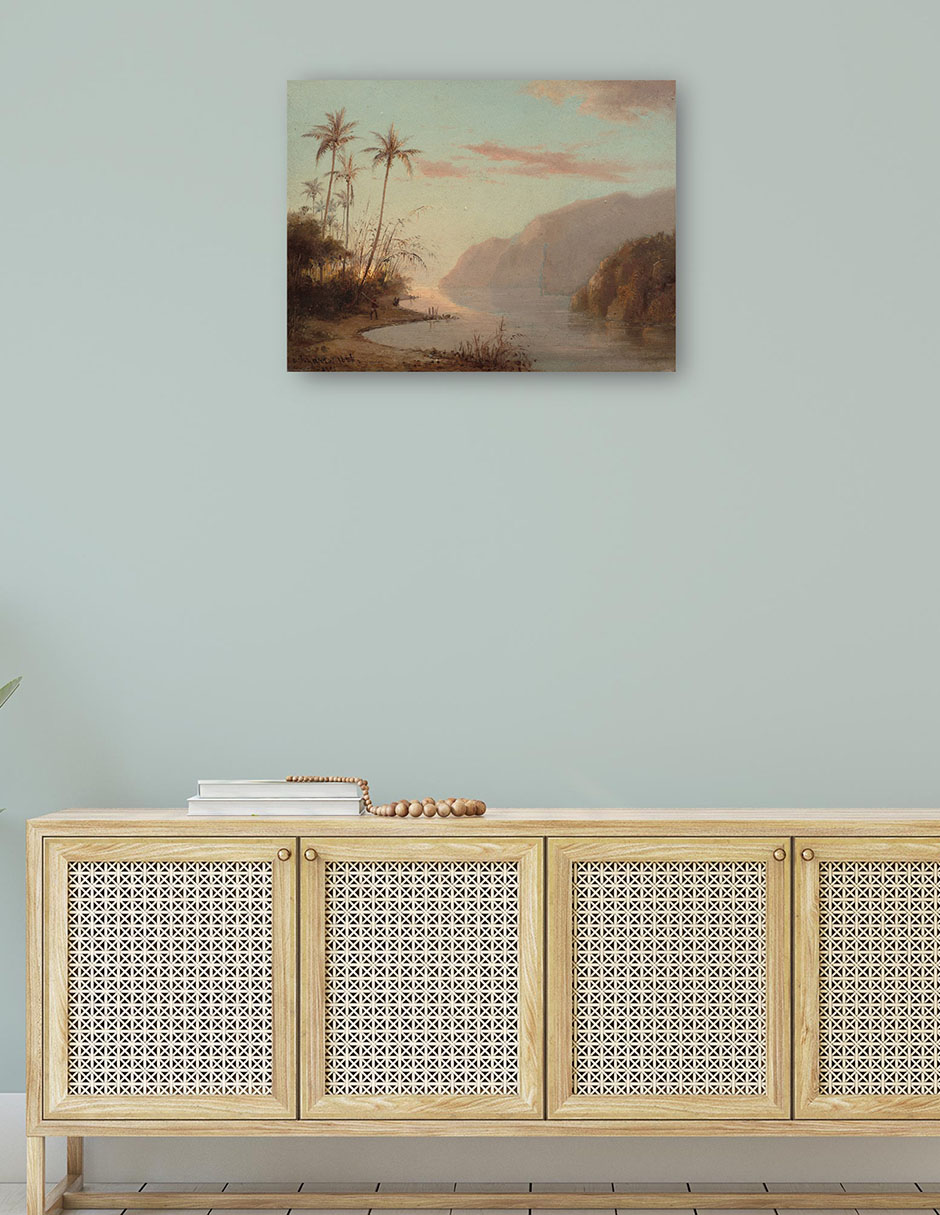 Foto 5 pulgar | Cuadro Decorativo - Un Arroyo En St. Thomas (islas Vírgenes) 1856- Camille Pissarro - Paisaje - 28x36 - Fine Art Tj