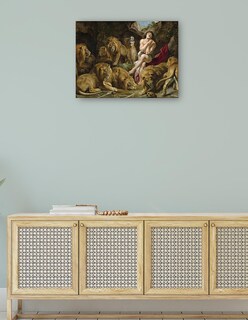 Foto 4 | Cuadro Decorativo - Daniel En El Foso De Los Leones (c. 1614-1616)- Peter Paul Rubens - Religión - 69x92 - Fine Art Tj