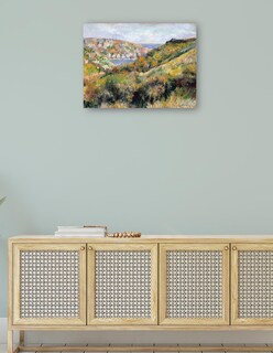 Foto 4 | Cuadro Decorativo - Colinas Alrededor De La Bahía De Moulin Huet, Guernsey (1883)- Pierre-auguste Renoir - 69x