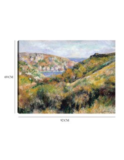 Foto 6 | Cuadro Decorativo - Colinas Alrededor De La Bahía De Moulin Huet, Guernsey (1883)- Pierre-auguste Renoir - 69x