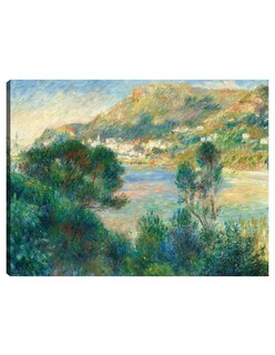 Foto 1 | Cuadro Decorativo - Vista De Montecarlo Desde Cap Martin- Pierre-auguste Renoir - Religión - 77x102 - Fine Art Tj