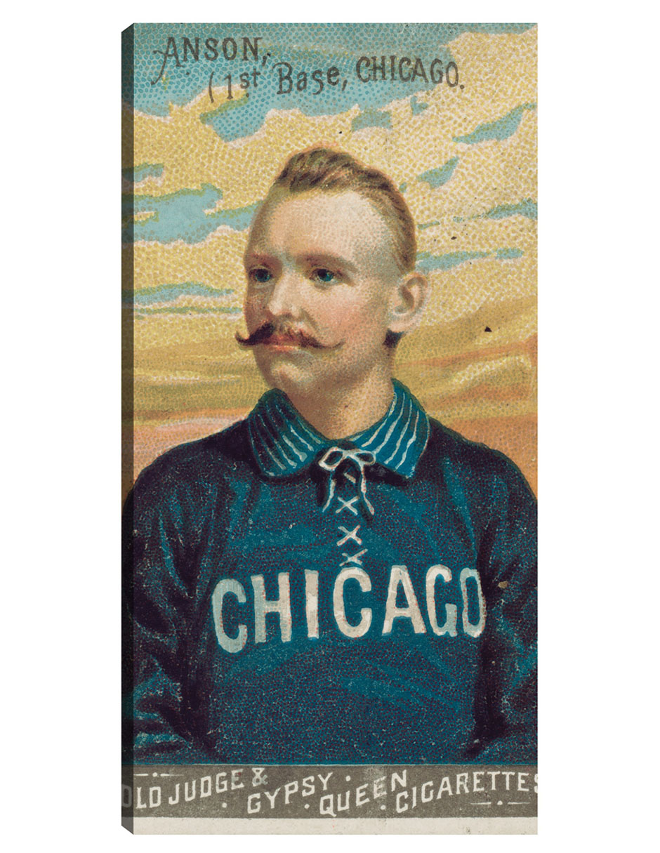 Foto 2 pulgar | Cuadro Decorativo - Cap Anson, Medias Blancas De Chicago, Retrato De Tarjeta De Béisbol- Library Of Congress -5