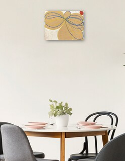 Foto 2 | Cuadro Decorativo - La Estrella De Siete Puntas Nº 1 (1908)- Hilma Af Klint - Abstracto - 28x36 -impresión En