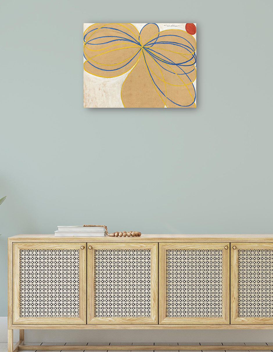 Foto 5 pulgar | Cuadro Decorativo - La Estrella De Siete Puntas Nº 1 (1908)- Hilma Af Klint - Abstracto - 28x36 -impresión En