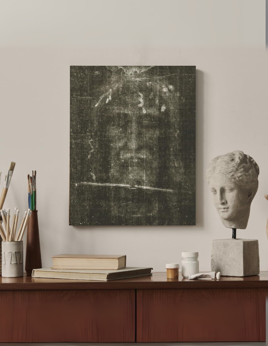 Canvas | Santa Fax De Turin | Decoración | Religion | Impresion Digital |  50x40 Cm