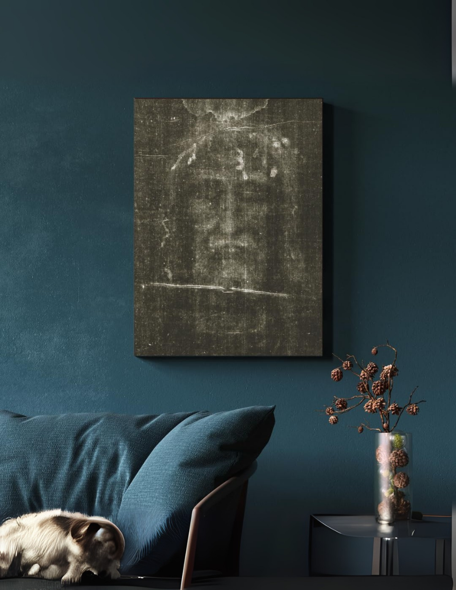 Foto 4 pulgar | Canvas | Santa Fax De Turin | Decoración | Religion | Impresion Digital |  50x40 Cm