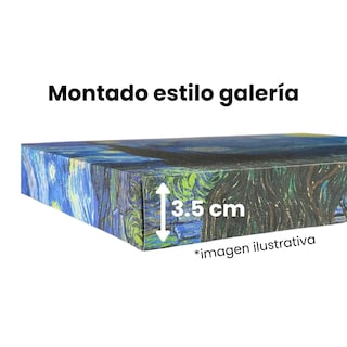 Foto 3 | Cuadro Decorativo Paisaje Isla 143cm X 89cm Marco Madera