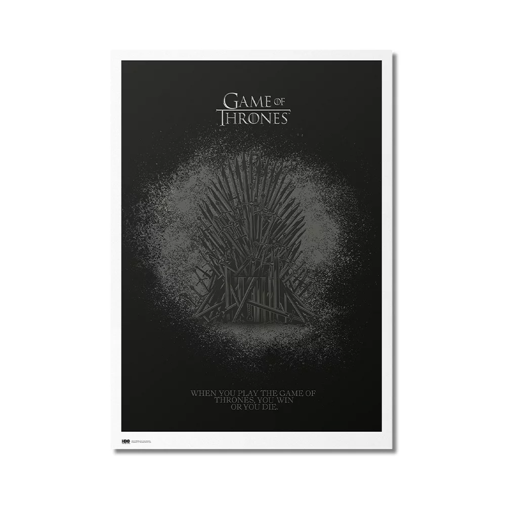 Poster Exclusivo (piezas Limitadas) Game Of Thrones - Throne